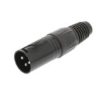 Nedis COTP15900BK XLR Connector XLR 3-pin Male Black Βύσμα
