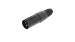 Nedis COTP15900BK XLR Connector XLR 3-pin Male Black Βύσμα - Image 2
