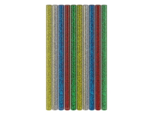GOOBAY Σετ 10 ράβδων σιλικόνης 11mm με glitter σε 5 διαφορετικά χρώματα.