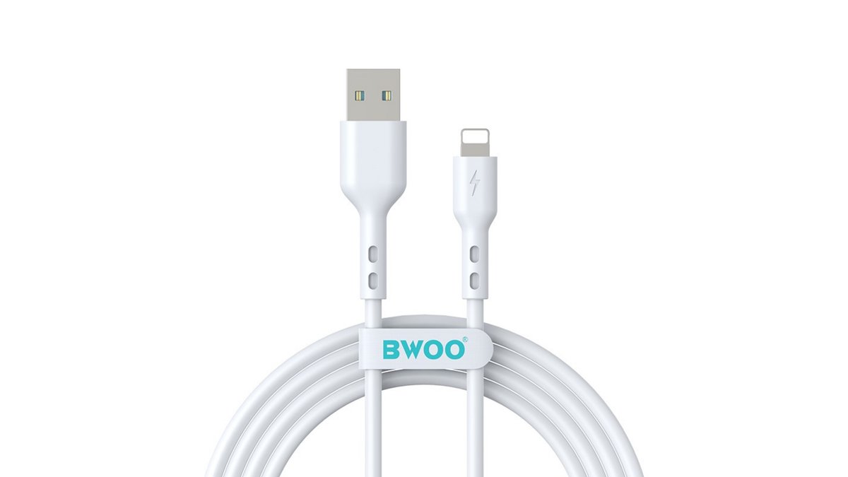 6a0d7d1765ce8a5df492549d BWOO Cable USB - Lightning 2m 3A white - Image 1