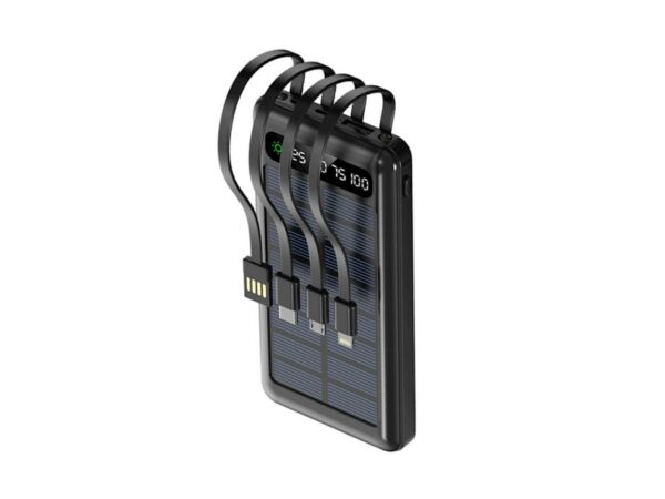 Ηλιακό ΑΞΕΣΟΥΑΡ ΚΙΝΗΤΩΝ-TABLET/POWERBANK  Setty  10000 mAh μαύρο
