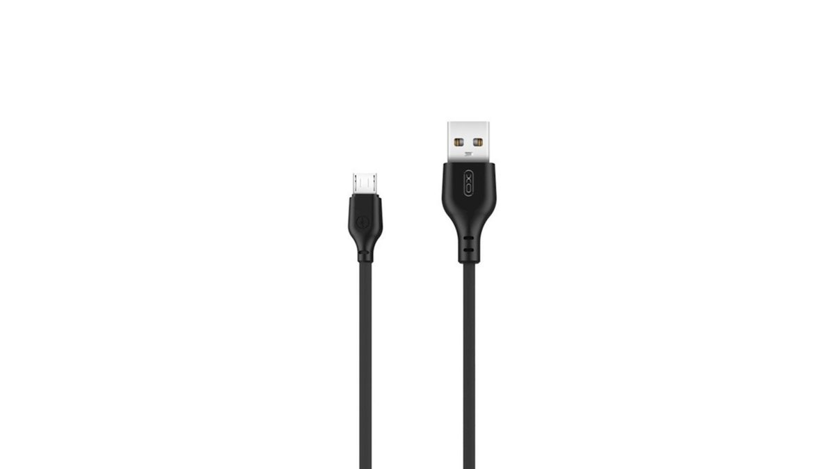 6a0d86d265ce8a5df4925d3b XO cable NB103 USB - microUSB 2,0 m 2,1A black - Image 1