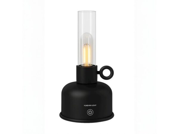 Λάμπα LED πετρελαίου Forever Light Vintage  Μαύρη