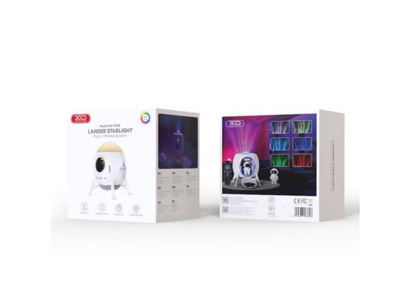 Προβολέας-PROJECTOR XO LED  star and galaxy με ηχείο Bluetooth λευκό