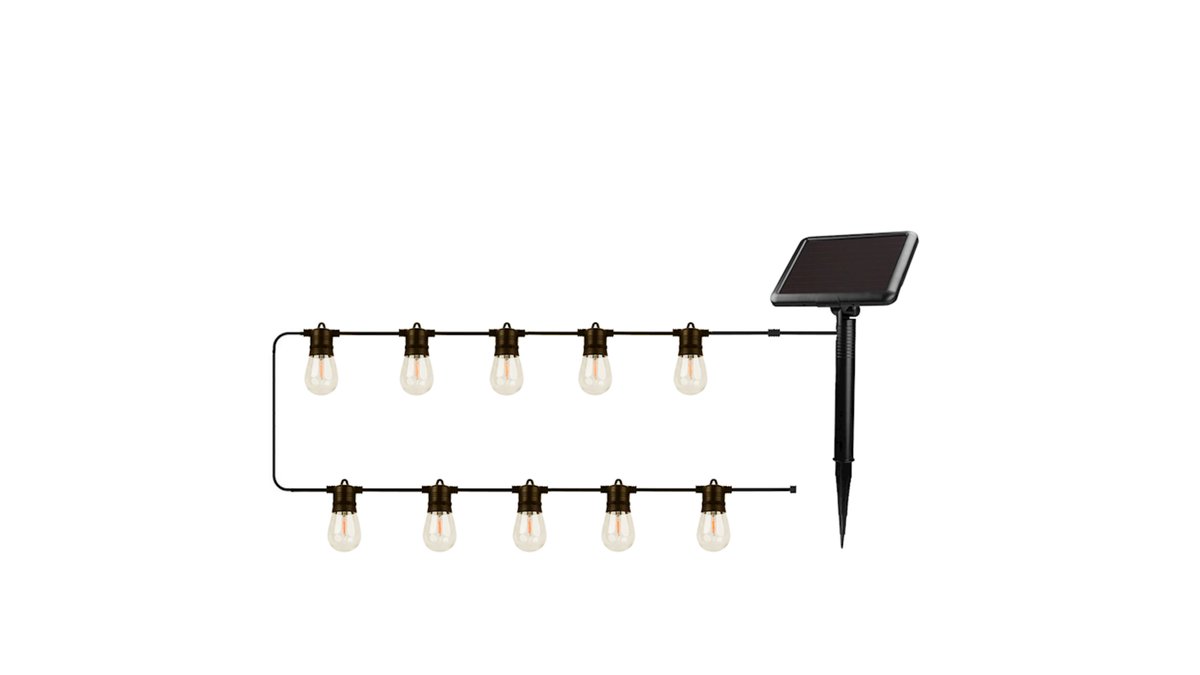 6a104dba6b53c7a863061480 Forever Light LED Solar Garland SUNARI FLS-60 7,5m 10 bulbs IP44 - Image 1