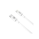 XO NB-Q189B USB-C to Lightning Cable 20W Λευκό 2m