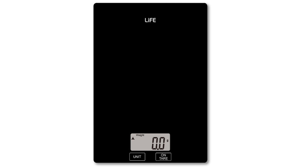 6a1589dedbbcc965f43dd9c3 LIFE Accuracy Γυάλινη ψηφιακή ζυγαριά κουζίνας. - Image 1