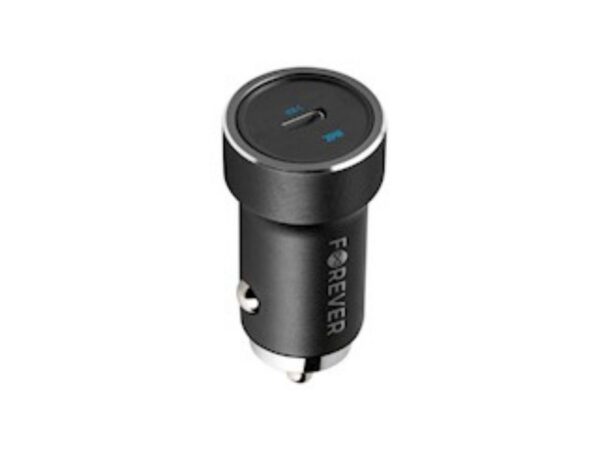 Φορτιστής αυτοκινήτου Forever CC-06 PD QC 1x USB-C 20W μαύρος