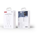 Φορτιστής τοίχου XO CE33 QC 18W 1x USB λευκό + καλώδιο Lightning