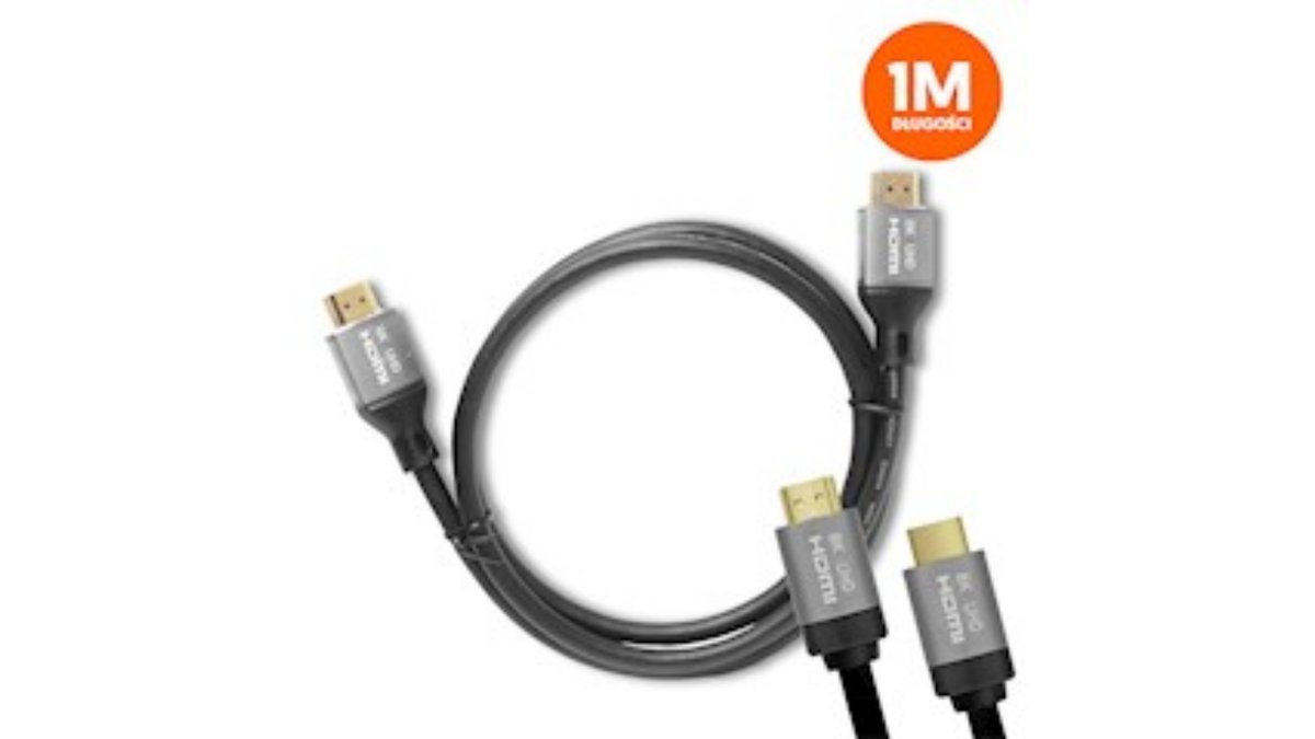 6a158b747ee75a704eccc2a7 HDMI-HDMI cable (v2.1 | 8K | 1 m) black - Image 1