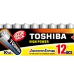 TOSHIBA ΑΛΚΑΛΙΚΕΣ ΜΠΑΤΑΡΙΕΣ AA 12TMX