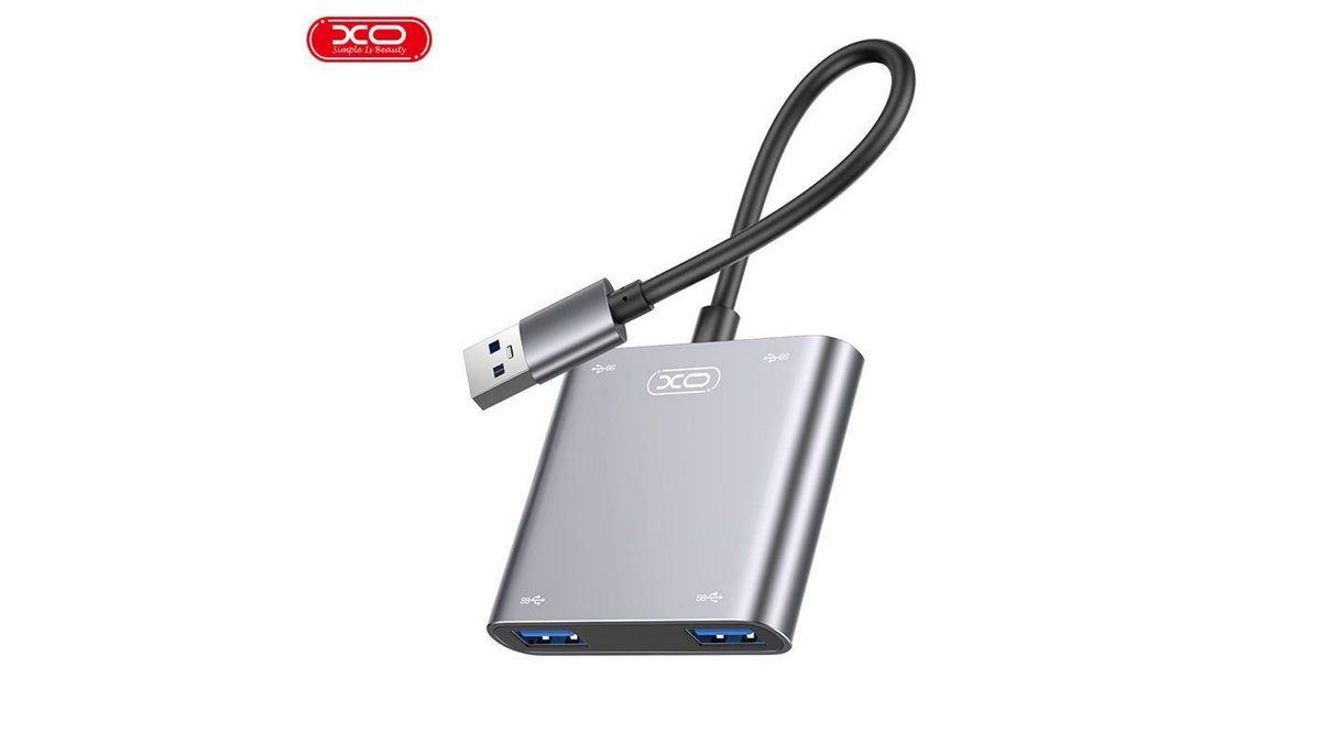 6a17fa3af4a90cdcbc7ebbbd XO HUB012A 4 in 1 USB HUB, 4x USB 3.0 - Image 1