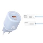 XO ΦΟΡΤΙΣΤΗΣ 20W, 2 ΘΥΡΕΣ, ΜΕ ΚΑΛΩΔΙΟ LIGHTNING, ΜΠΛΕ