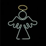 ANGEL 350 DOUBLE NEON LED ΦΩΤ. 3m ΘΕΡΜΟ & ΨΥΧΡΟ ΣΤΑΘΕΡΟ IP65 560*640mm 1.5m ΚΑΛ