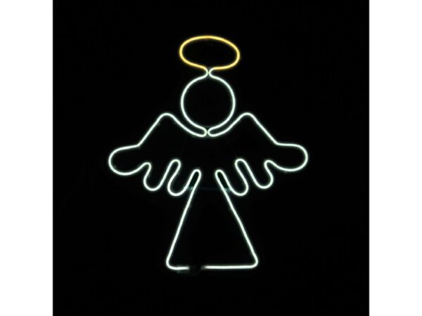ANGEL 350 DOUBLE NEON LED ΦΩΤ. 3m ΘΕΡΜΟ & ΨΥΧΡΟ ΣΤΑΘΕΡΟ IP65 560*640mm 1.5m ΚΑΛ
