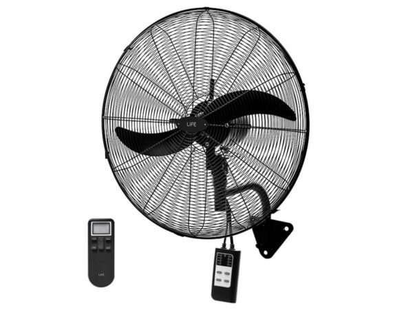 LiFE WindPro65 Επιτοίχιος ανεμιστήρας 26" βιομηχανικού τύπου με τηλεχειριστήριο, 210W