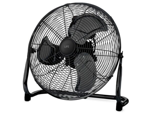 LiFE MELTEMI MYSTERY BLACK Επιδαπέδιος ανεμιστήρας 16'', 100W