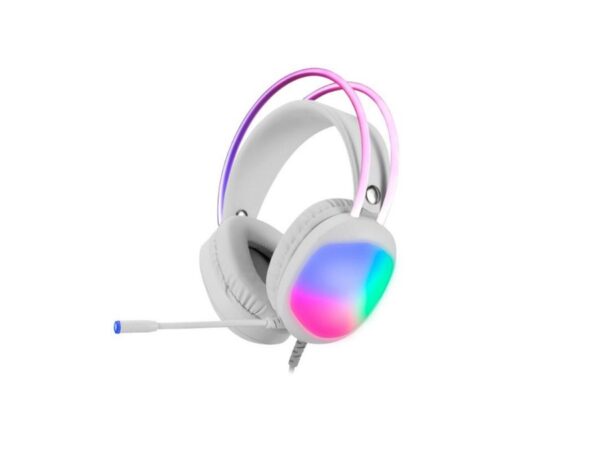 MARVO  ΔΙΑΦΑΝΗ ΕΝΣΥΡΜΑΤΑ GAMING ΑΚΟΥΣΤΙΚΑ, RGB