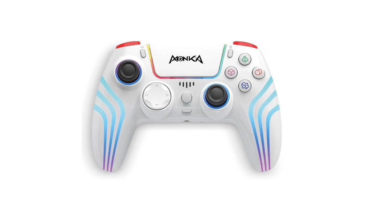 6a39537fc3bb1f158fe937ce MARVO MONKA CONTRA GT96 ΑΣΥΡΜΑΤΟ GAMING PAD ΜΕ LED, BLUETOOTH, PS4/IOS/WINDOWS/ANDROID - Image 1