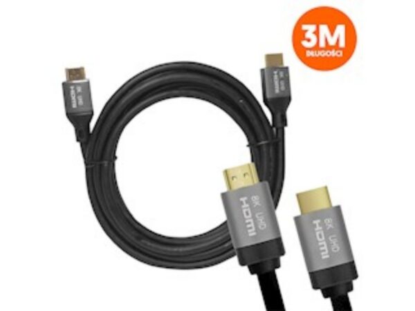 HDMI-HDMI cable (v2.1 | 8K | 3 m) black