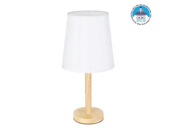 GloboStar® NAPHIE 01208 Κλασικό Επιτραπέζιο Φωτιστικό Πορτατίφ Μονόφωτο 1 x E27