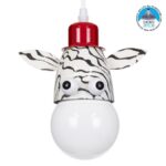 GloboStar® ZEBRA 00639 Μοντέρνο Κρεμαστό Παιδικό Φωτιστικό Φιγούρα Μονόφωτο 1 x