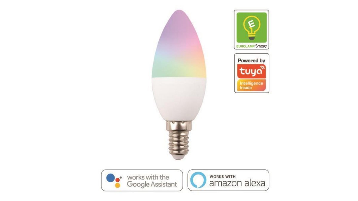 7beecc50-91f5-11ef-9ba4-4aba3e393383_d817d7433f8f4c7e98a7ad20bb56df76 ΛΑΜΠΑ LED SMART WiFi ΚΕΡΙ 6W Ε14 RGBW 220-240V - Image 1