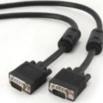 CABLEXPERT 1.8m PREMIUM VGA HD15M/HD15M DUAL-SHIELDED WITH 2 FERRITE CORE