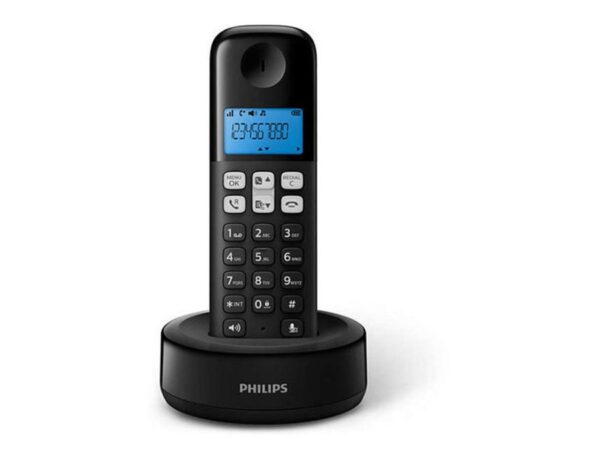 PHILIPS D1611B/GRS ΑΣΥΡΜΑΤΟ ΤΗΛΕΦΩΝΟ ΜΑΥΡΟ