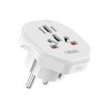 XO WL23 Universal αντάπτορας τροφοδοσίας σε schuko. (EU/USA/AUS/UK) σε σουκο.