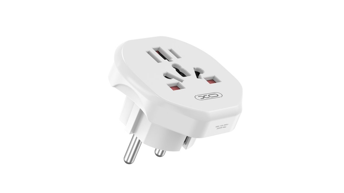 a00cc06a-8754-11f0-94f2-f670c55c1f9b_249_0169 XO WL23 Universal αντάπτορας τροφοδοσίας σε schuko. (EU/USA/AUS/UK) σε σουκο. - Image 1