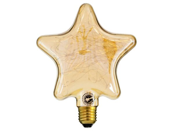 GloboStar Globo Λάμπα E27 DSC125 Deco Star SMD LED Copper String 2W 150 lm 320°