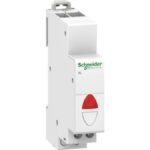 Schneider Electric Μονή Ενδεικτική Λυχνία Πίνακα Κόκκινη 1P