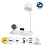 GLOBOSTAR® OLDY 76557 Μοντέρνο Επιτραπέζιο Φωτιστικό Γραφείου με Ασύρματη Φόρτισ