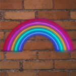 NEON LED STRIPS RAINBOW neon@backboard|USB ΚΑΛΩΔΙΟ 1mt|5V|630x15x320