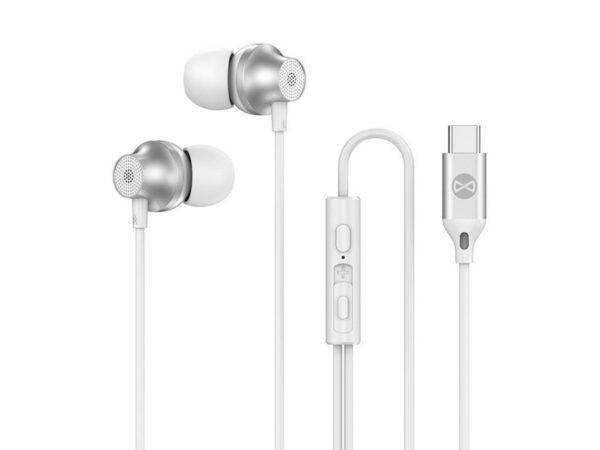 Forever wired earphones EP-02 USB-C white