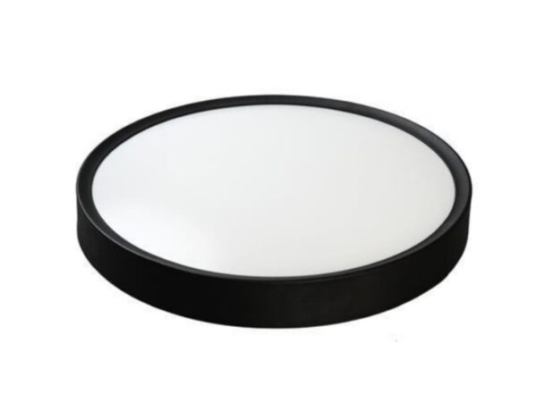 ΠΛΑΦΟΝΙΕΡΑ LED 18W 1100Lm Φ330mm 3CCT 3000-4000-6500K ΜΑΥΡΟ ARTE