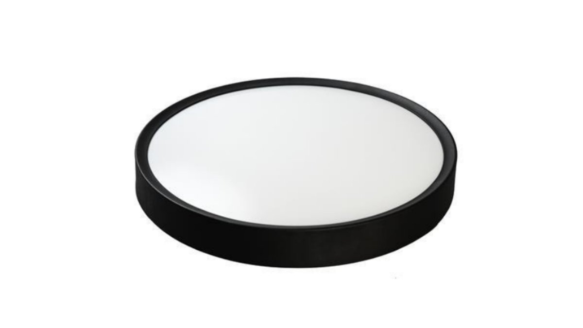 ΠΛΑΦΟΝΙΕΡΑ LED 18W 1100Lm Φ330mm 3CCT 3000-4000-6500K ΜΑΥΡΟ ARTE - Image 1