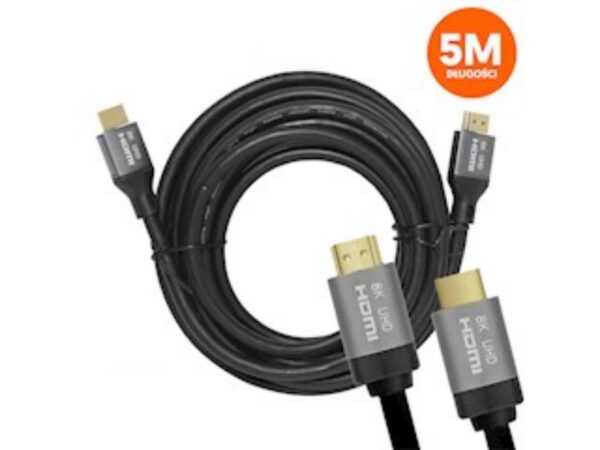 HDMI-HDMI cable (v2.1 | 8K | 5 m) black