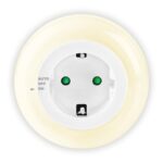 SONORA RING LIGHT Φωτάκι νυκτός LED με pass through πρίζα σούκο.