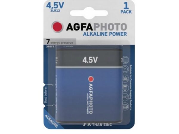 ΜΠΑΤΑΡΙΑ ΠΛΑΚΕ ΜΕΓΑΛΗ 3LR12 4.5V AGFAPHOTO