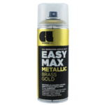 Cosmos Lac Σπρέι Βαφής Easy Max Metallic Ακρυλικό με Σατινέ Εφέ Brass Gold 400ml