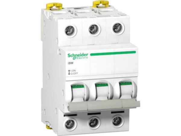 Schneider Electric Acti 9 iSW Τριπολικός Διακόπτης Ράγας 415V 40A