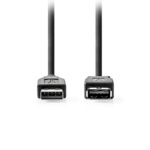 NEDIS Καλώδιo προέκτασης USB 3.2 Gen 1x1 A αρσ. - USB A θηλ. 2.00m, σε μαύρο χρώ