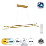 GloboStar® MORALES 61278 Κρεμαστό Φωτιστικό Οροφής Design LED CCT 54W 6048lm 20
