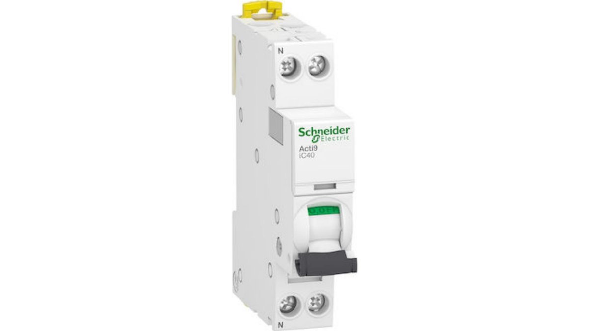 Schneider Electric Αυτόματη Ασφάλεια 20A Διπολική 4.5kA Καμπύλης C Acti 9 A9P526 - Image 1